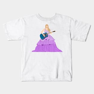 Eras Speak Now Purple Dress Kids T-Shirt